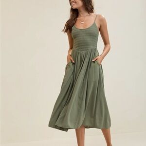 Aerie At The Barre Midi Dress